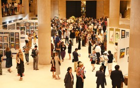 2023国际艺术联创联展在法国卢浮宫卡鲁赛尔厅开幕，近千幅儿童联创作品展出